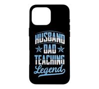 Carcasa para iPhone 16 Pro MAX Marido Papá Enseñando Leyenda Padres Día Maestro