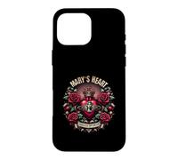 Carcasa para iPhone 16 Pro MAX Mary's Heart & Roses Influenciados por la Edad