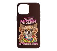 Carcasa para iPhone 16 Pro MAX Master of Mischief in Miniature Form Chihuahua