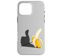 Carcasa para iPhone 16 Pro MAX Me Gusta el plátano optimista Pop-Art