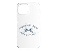 Carcasa para iPhone 16 Pro MAX Mecánica Conocedor de Cosas Fixer of Things Funny Men Man Dad