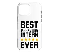 Carcasa para iPhone 16 Pro MAX Mejor pasante de Marketing Divertido Humor de Marketing 5 Estrellas