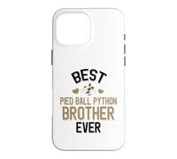 Carcasa para iPhone 16 Pro MAX Mejor Pied Ball Python Brother Ever Cute Piebald Snake