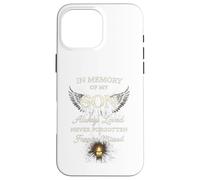 Carcasa para iPhone 16 Pro MAX Memory of My Son Always Loved Never Forgotten Son Memorial