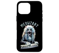 Carcasa para iPhone 16 Pro MAX Meowzart - Teclado de Piano con diseño de Gato Mozart