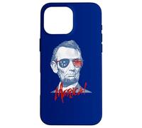 Carcasa para iPhone 16 Pro MAX Merica Lincoln - 4th July Veterans or Memorial Day Abe