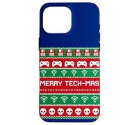 Carcasa para iPhone 16 Pro MAX Merry Tech-Mas Disquete WiFi Videojuegos