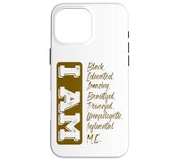 Carcasa para iPhone 16 Pro MAX Mes De La Historia De Los Negros Orgullo Africano con Una