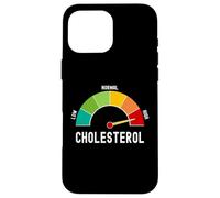Carcasa para iPhone 16 Pro MAX Mes Divertido de la concienciación sobre el colesterol Alto Nivel de colesterol LDL