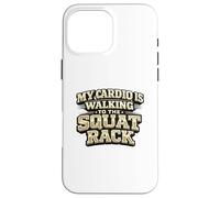 Carcasa para iPhone 16 Pro MAX Mi Cardio está Caminando hacia el Estante de Sentadillas