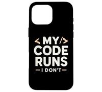 Carcasa para iPhone 16 Pro MAX Mi código se Ejecuta yo no | Coding Joke Funny Software Engineer