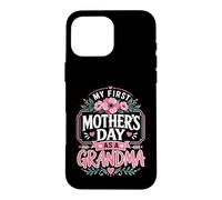 Carcasa para iPhone 16 Pro MAX Mi Primer día de la Madre como Abuela