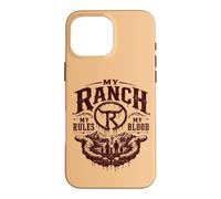 Carcasa para iPhone 16 Pro MAX Mi Rancho Mis Reglas Mi Sangre Legado Familiar