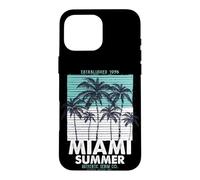 Carcasa para iPhone 16 Pro MAX Miami Beach, I Love Miami, Cool Miami Summer Graphic Design