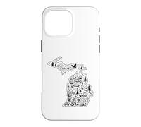 Carcasa para iPhone 16 Pro MAX Michigan Camping Adventure UP & Lower Peninsula Outdoor