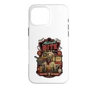 Carcasa para iPhone 16 Pro MAX Midnight Bite Diner Spooky Skeleton Chef Gráfico
