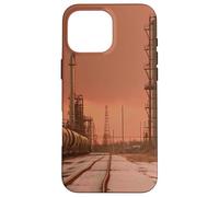 Carcasa para iPhone 16 Pro MAX Midwest Gothic Aesthetic Rural Train Refinery Winter Vibes