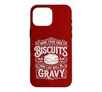 Carcasa para iPhone 16 Pro MAX Mind Your Own Biscuits - Salsa Amante de la Comida Americana para el Desayuno