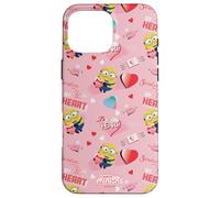 Carcasa para iPhone 16 Pro MAX Minions Big Heart All Over Print