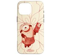 Carcasa para iPhone 16 Pro MAX Minions Stuart Lunar New Year Blossoms