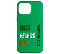 Carcasa para iPhone 16 Pro MAX Mis Nombres Patrick y yo Soy Irish Paddys Day Fun Lista de verificación