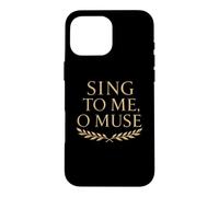 Carcasa para iPhone 16 Pro MAX Mitología Griega Antigua Corona de Laurel Poesía épica