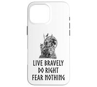 Carcasa para iPhone 16 Pro MAX Mitología nórdica - Dios nórdico Odin - No temer Nada - Medieval