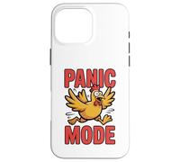 Carcasa para iPhone 16 Pro MAX Modo de pánico Pollo Divertido Caos Humor