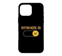 Carcasa para iPhone 16 Pro MAX Modo de Ritmo Activado para Bateristas y Aquellos Que Mantienen el Ritmo