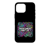 Carcasa para iPhone 16 Pro MAX Modular Synthesizer Patch Cables Don't Lie
