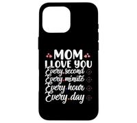 Carcasa para iPhone 16 Pro MAX Mom I Love You Cute Mom Mothers Day For Mommy
