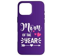 Carcasa para iPhone 16 Pro MAX Moms Favorite Mom of The Year Award Mum Daughter Mothers Day