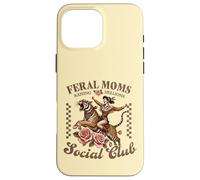 Carcasa para iPhone 16 Pro MAX Moms Salvajes Criando Traviesos Club Social Vintage