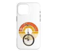 Carcasa para iPhone 16 Pro MAX Monociclo Vintage Retro Circus Rider