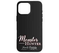 Carcasa para iPhone 16 Pro MAX Monster Hunter Family Business | Divertido Halloween de Caza