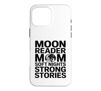 Carcasa para iPhone 16 Pro MAX Moon Reader Mamá Noches Suaves Historias Fuertes