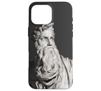 Carcasa para iPhone 16 Pro MAX Moses Miguel Ángel Estatua Renacentista Profeta Torá Biblia