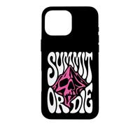 Carcasa para iPhone 16 Pro MAX Mountaineering Summit Or Die Peak Bagger Skull Climbing