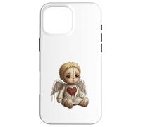 Carcasa para iPhone 16 Pro MAX Muñeca Ángel Roto con Corazón
