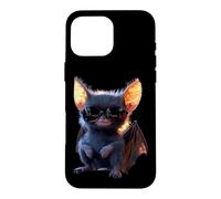 Carcasa para iPhone 16 Pro MAX Murciélago Zorro Volador Dulce Vampiro Murciélagos