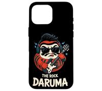 Carcasa para iPhone 16 Pro MAX Música Rock Daruma Japonés Kanji Souvenir Japón