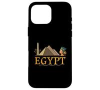 Carcasa para iPhone 16 Pro MAX Mystic Egipto Pirámides Faraón Desierto África El Cairo
