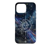 Carcasa para iPhone 16 Pro MAX Mystical Sun Moon Nebula Art Cosmic Harmony Design