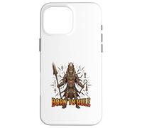 Carcasa para iPhone 16 Pro MAX Nacido para gobernar el Antiguo Rey Egipcio diseño de Poder
