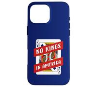 Carcasa para iPhone 16 Pro MAX Naipes No Kings In America Pro-Democracy Patriotic
