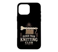Carcasa para iPhone 16 Pro MAX Nalbinding - Aguja de Hueso para Artista de Fibra Textil Antigua