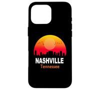 Carcasa para iPhone 16 Pro MAX Nashville Tennessee Vintage Sunset Retro City State USA