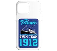 Carcasa para iPhone 16 Pro MAX Natación 1912 Titanic Swim Team Nadador