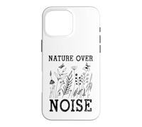 Carcasa para iPhone 16 Pro MAX Nature Over Noise Hiking Wildflower Adventure Butterfly
