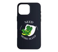 Carcasa para iPhone 16 Pro MAX Need More Sleep Funny Tired Dragon Pijama Humor